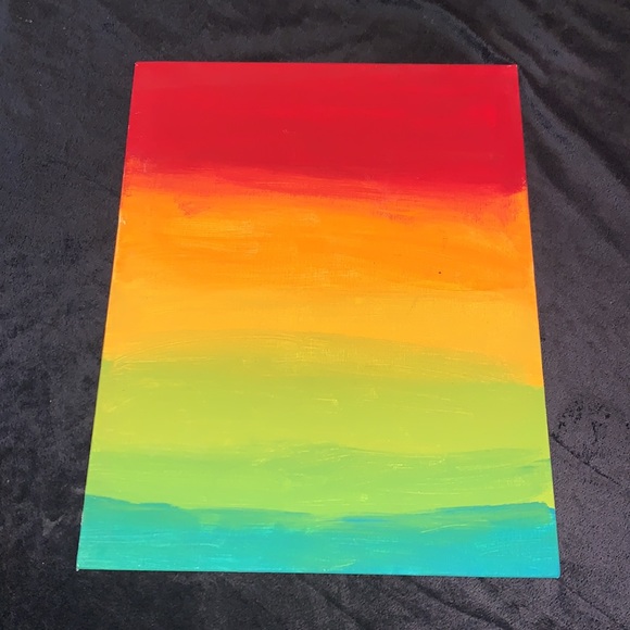 Rainbow Art Canvas - Picture 2 of 3